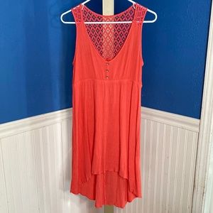 🦋 3 for $12 🦋 Coral dress or high low shirt